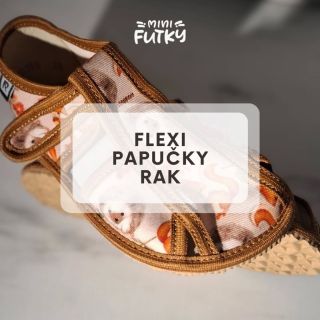 Flexi papučky RAK – ideálne do škôlky aj na doma Ak hľadáte papučky, v ktorých sa deťom dobre behá, hrá aj sedí pri...